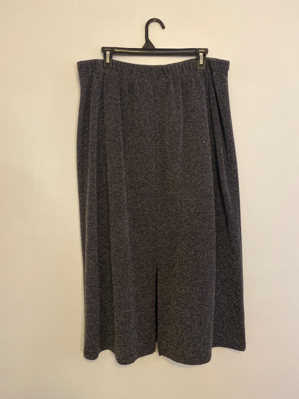 Vintage Jaclyn Smith Classic Women's Gray Herringbone Midi Skirt Size 1X - Picture 3 of 5